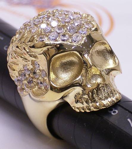 vivienne westwood(inport)New Skull Ring - リング
